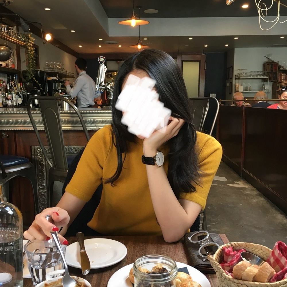 Zara Mustard Yellow Crew Neck Sweater